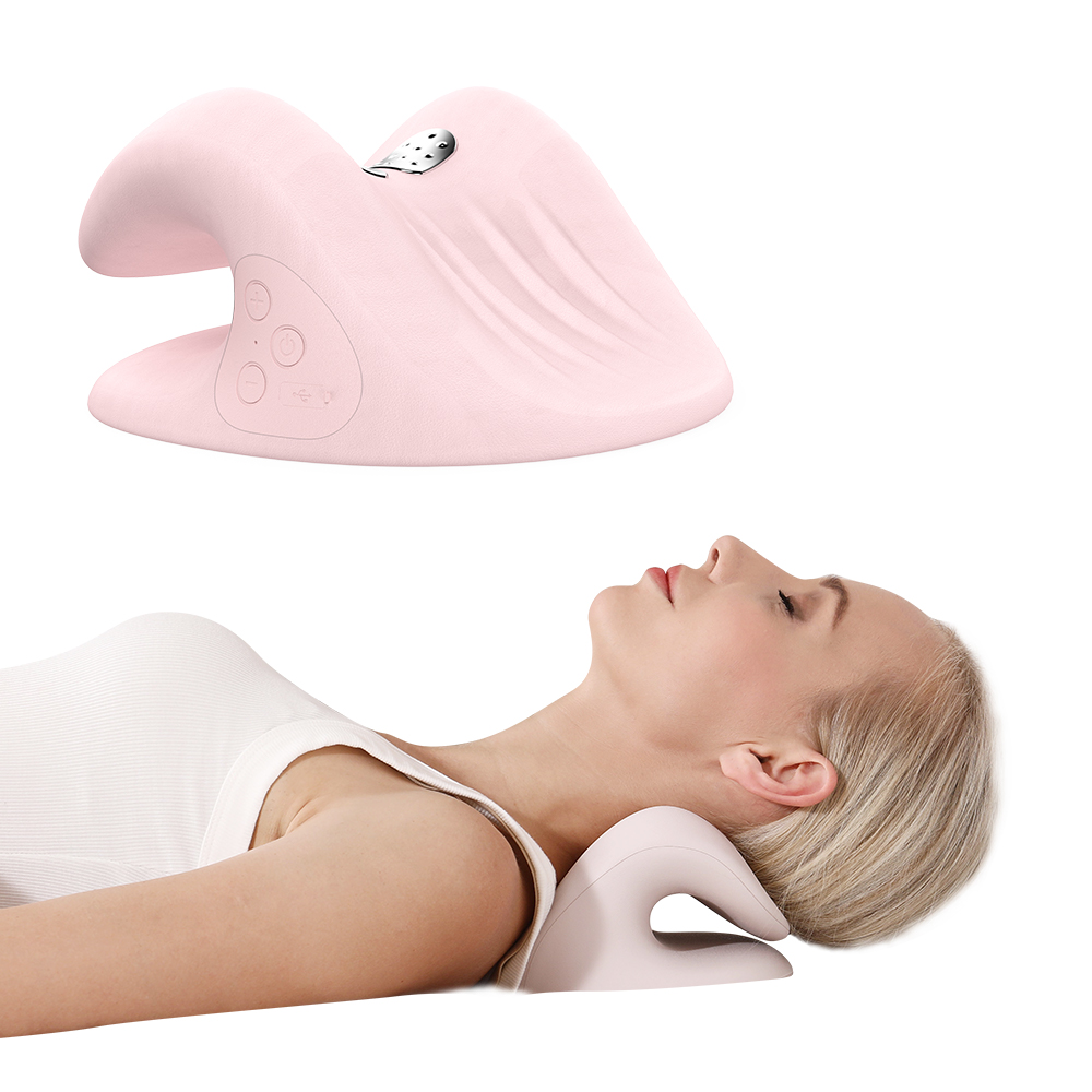 Pentasmart Shoulder cervical Pillow Massager Heat low frequency pulse stretching neck massager