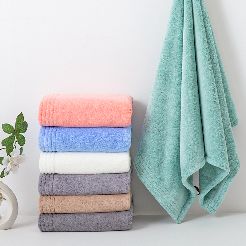 Coral fleece towel