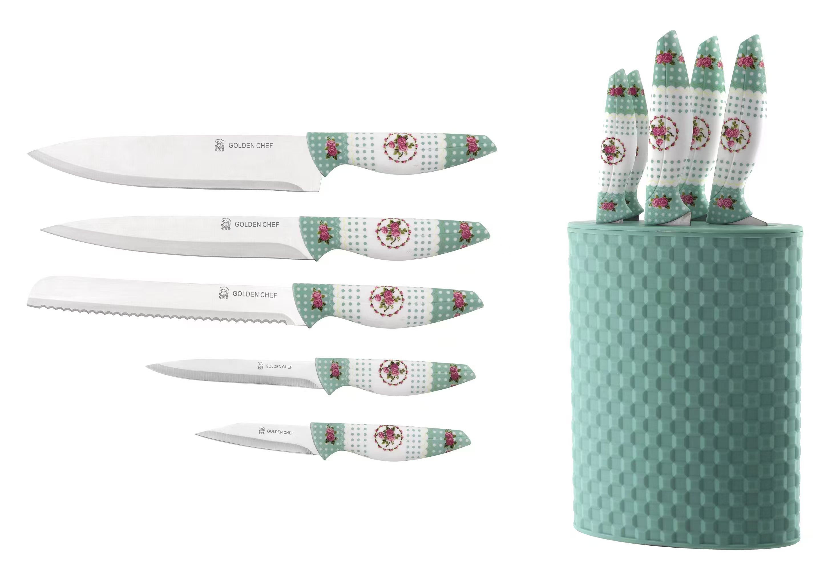 S 6 kitchen knife set