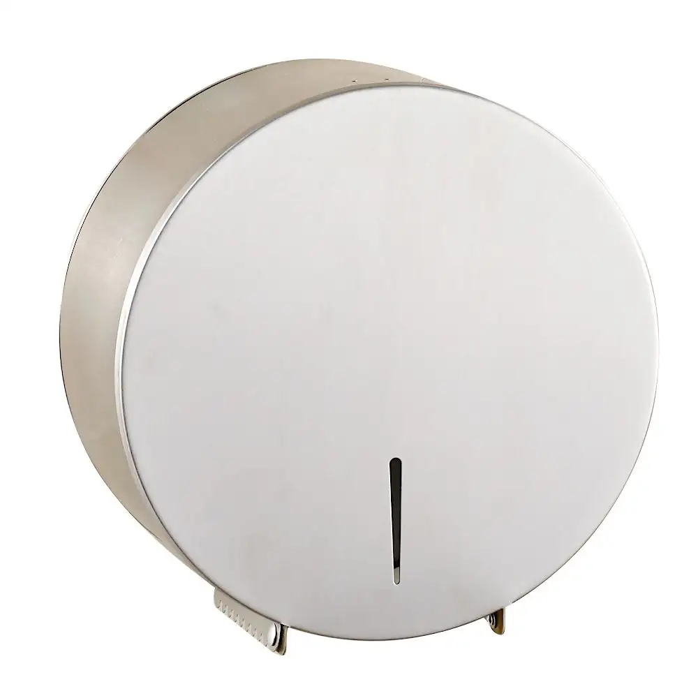 Stainless steel jumbo roll paper dispener tissue box
