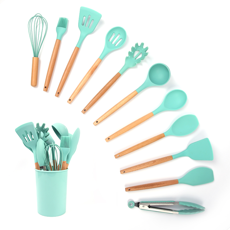 12pc silicone kitchen tools set