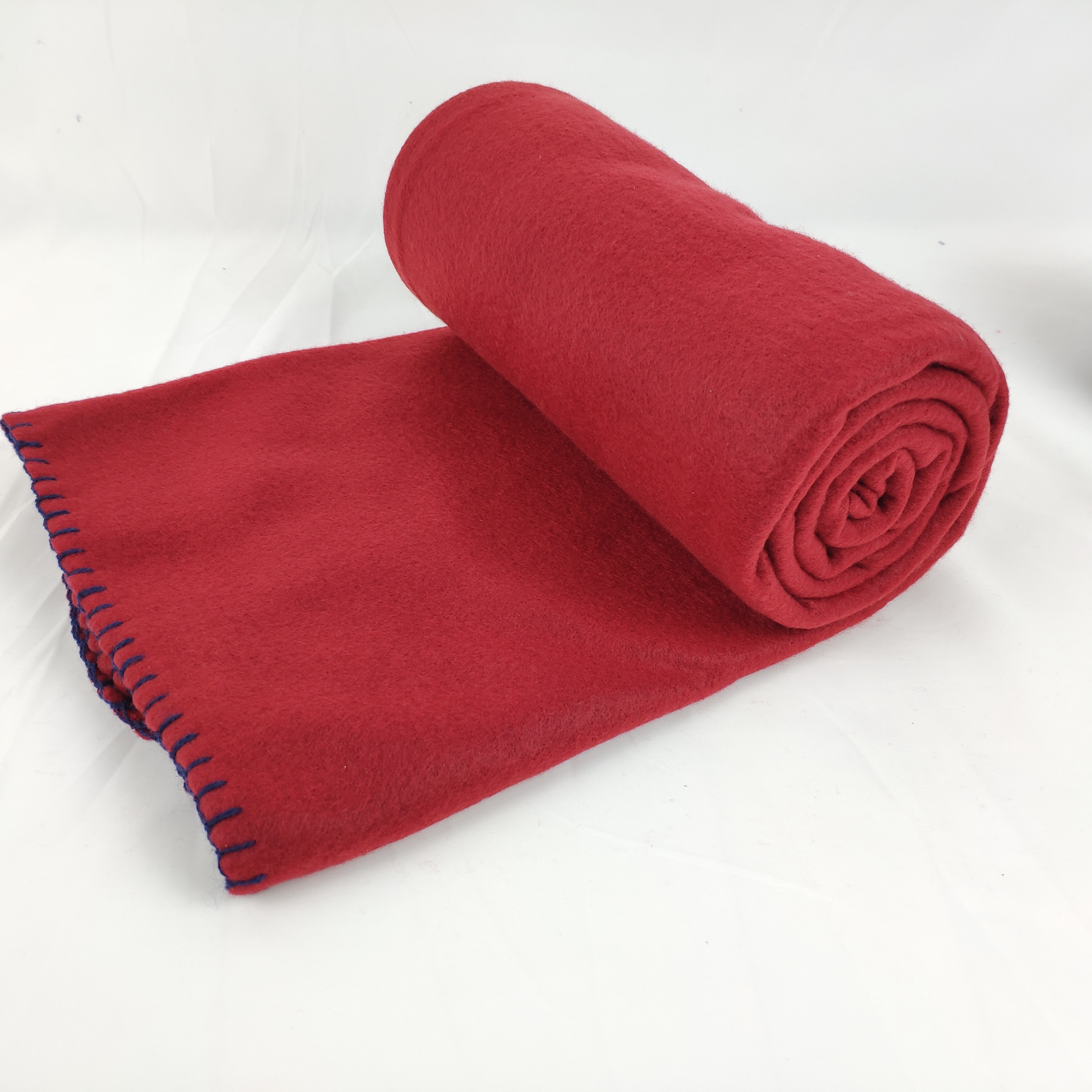 Recycled polyester fleece blanket