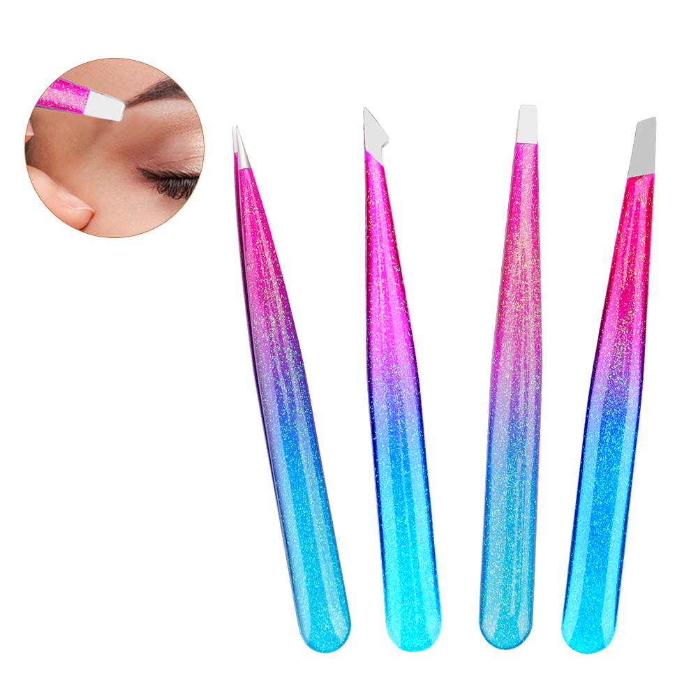 Eyebrow tweezer set