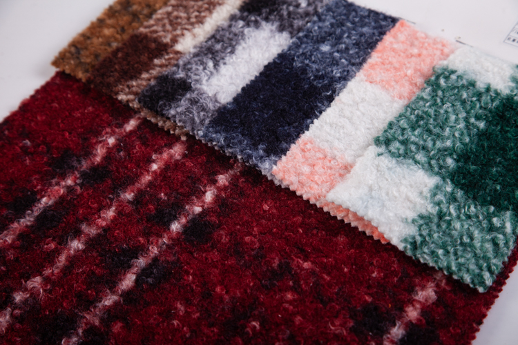 polyester woolen like printing fabric