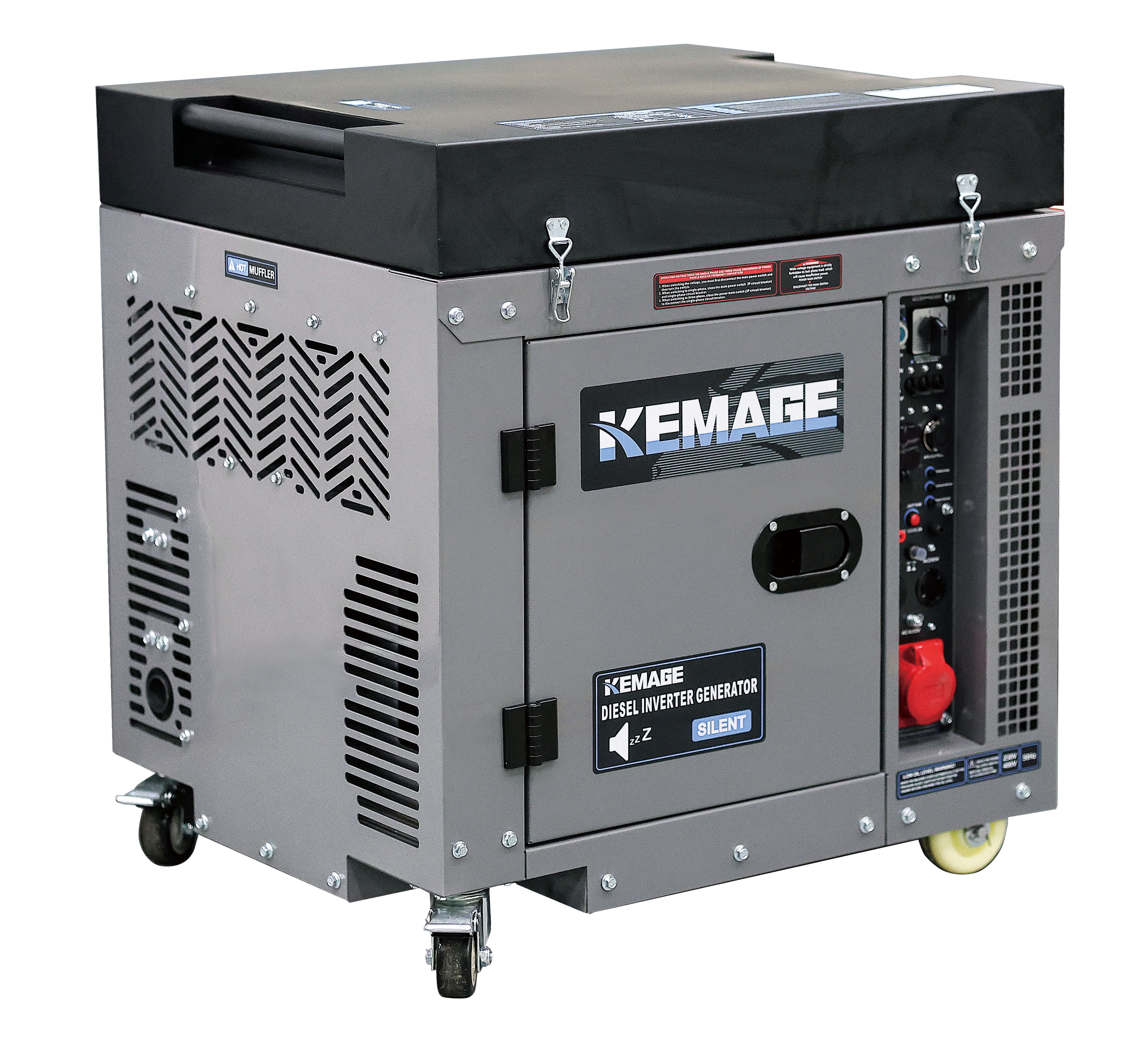 Diesel silent inverter generator
