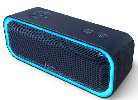DOSS bluetooth speaker with LED lighting