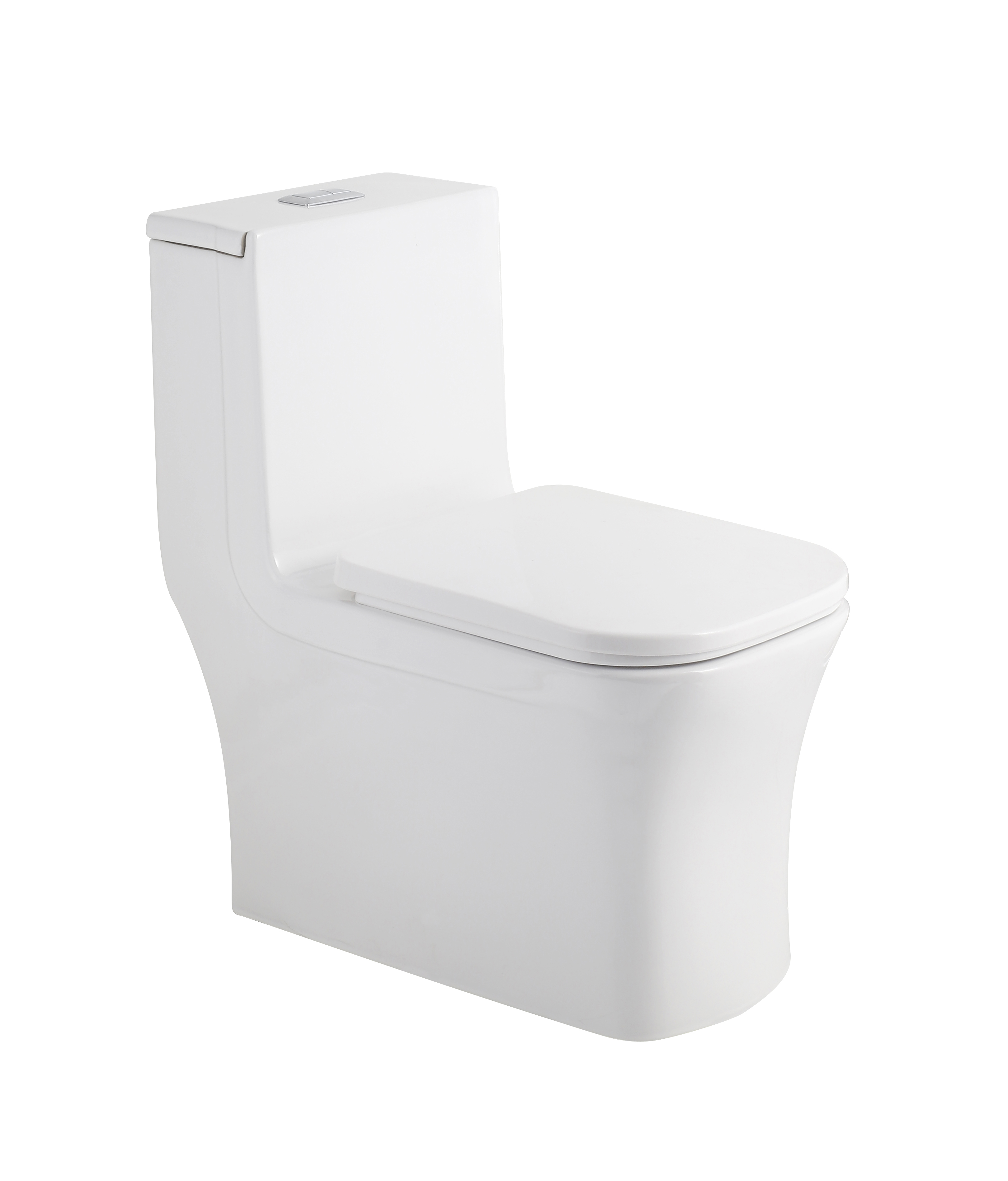 Siphonic one piece of toilet