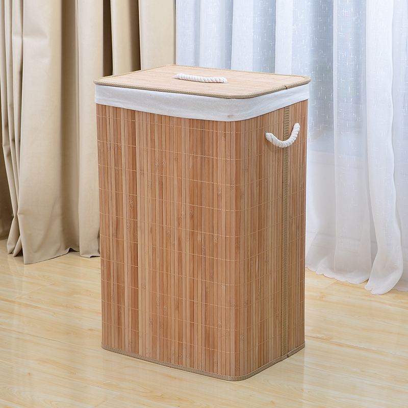 Bamboo mat Hamper