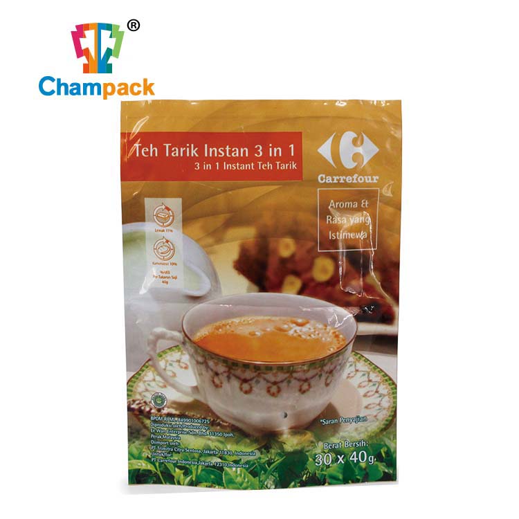 three side seal packaging bag for coffee