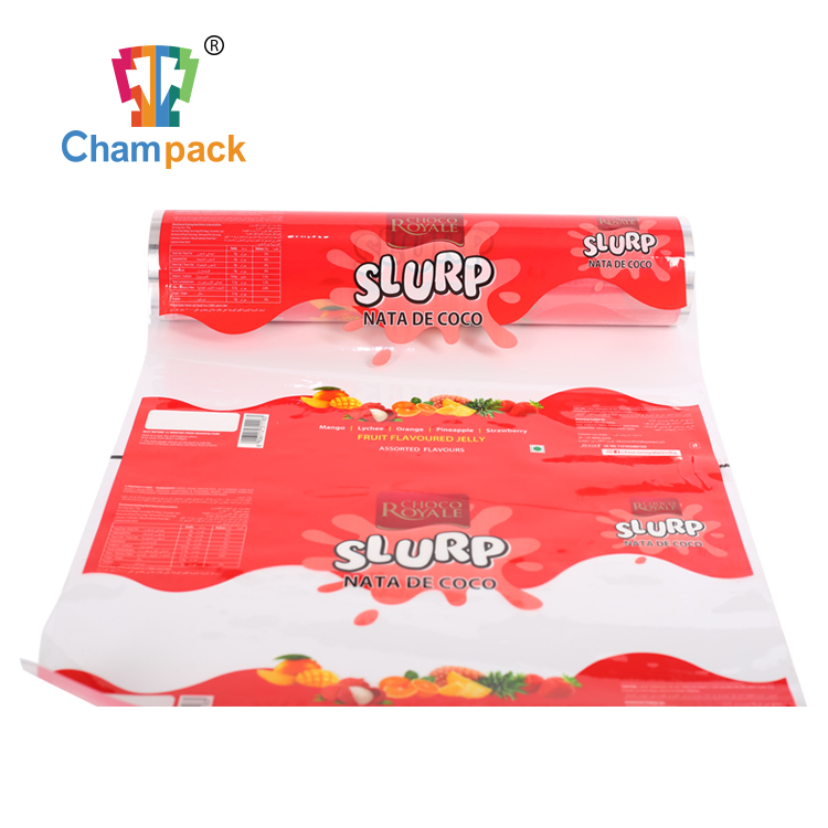 Roll film for jelly cup