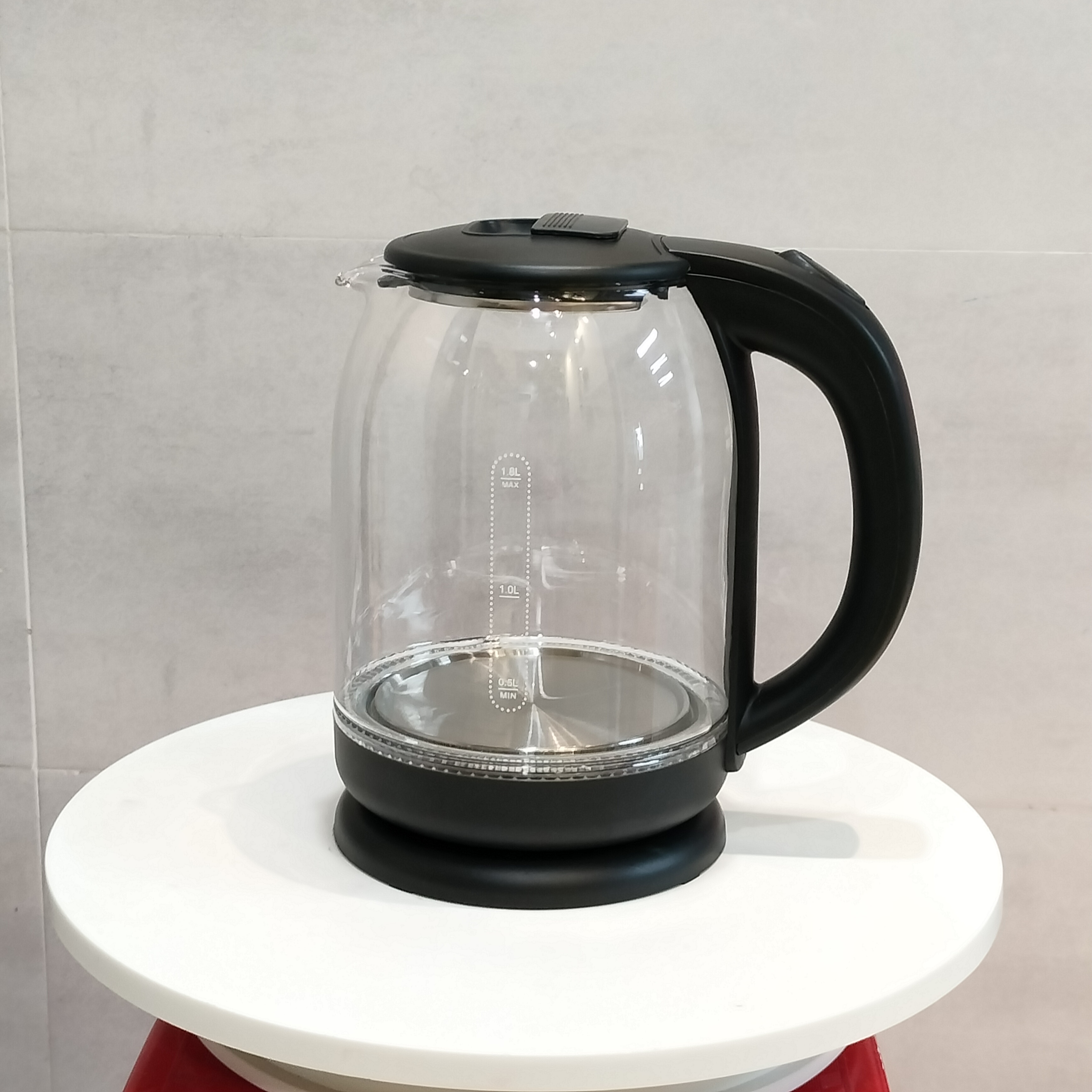OEM Health Kettles Supplier 304 Stainless Steel Glass Kettles for Hotel Home Supermarket CE CB
