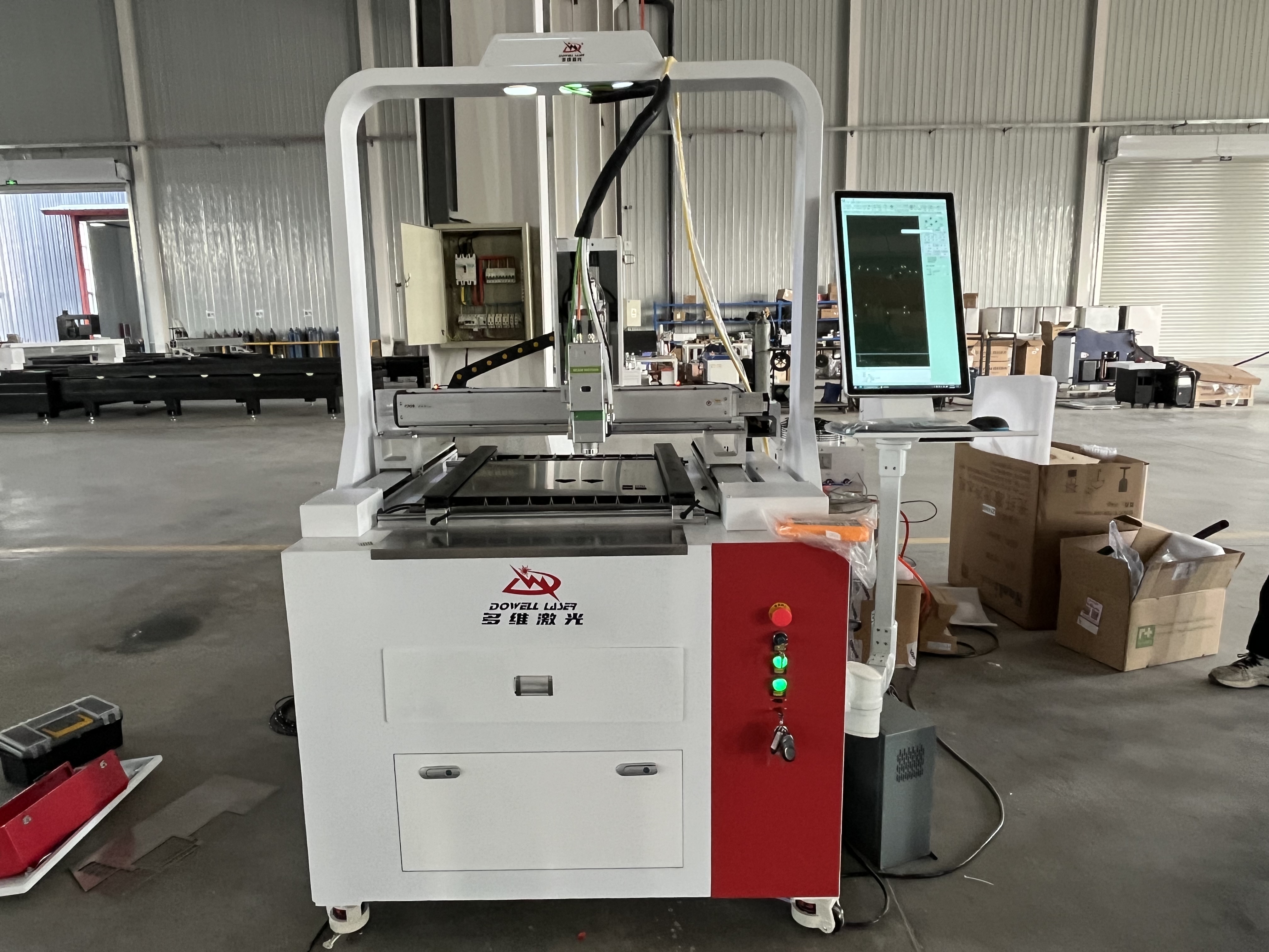 Dowell small format precision 6060 laser cutting machine for metal sheet cutting