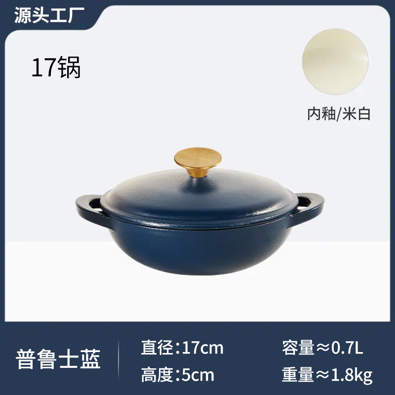 Cast iron enamel pot