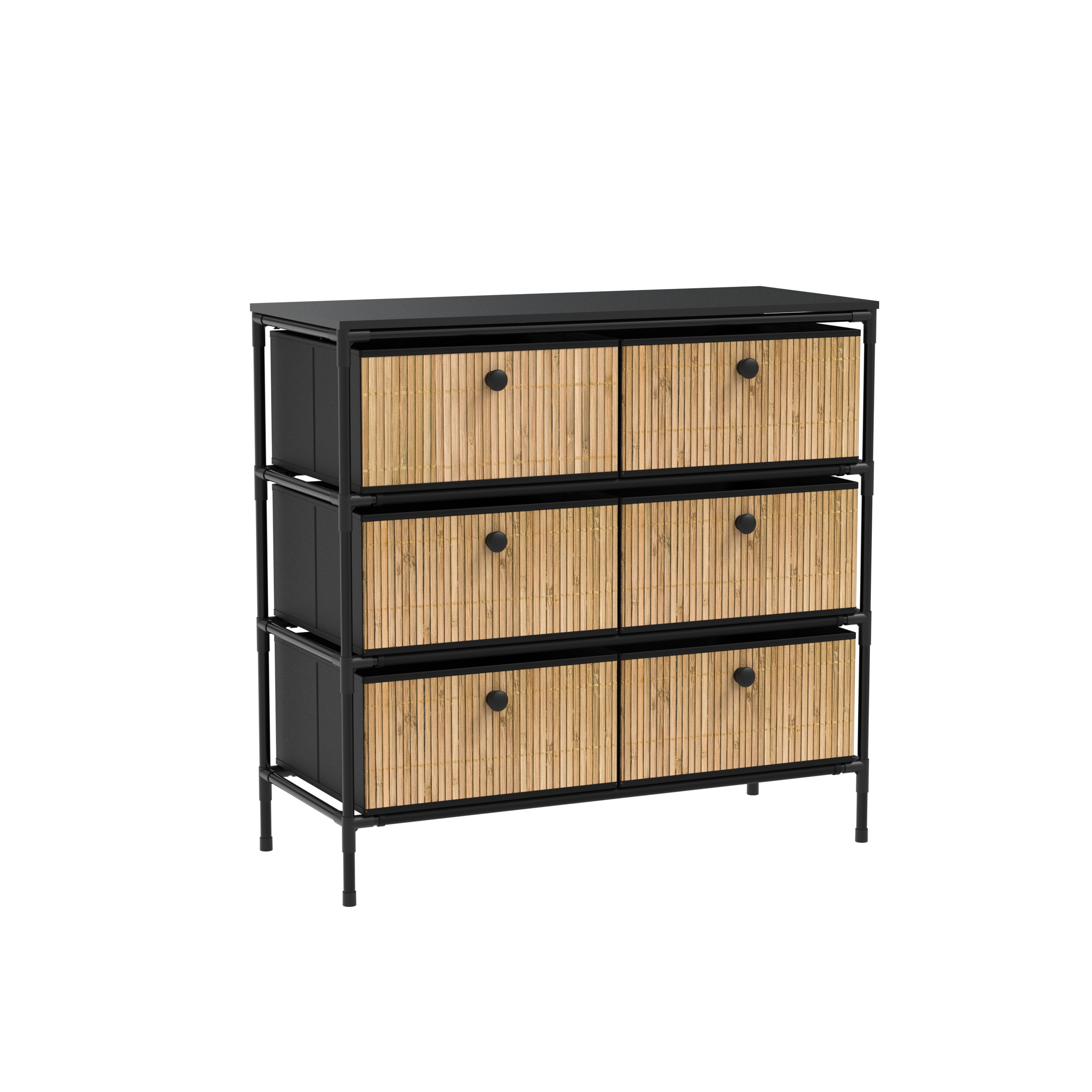 Bamboo non-woven storage rack