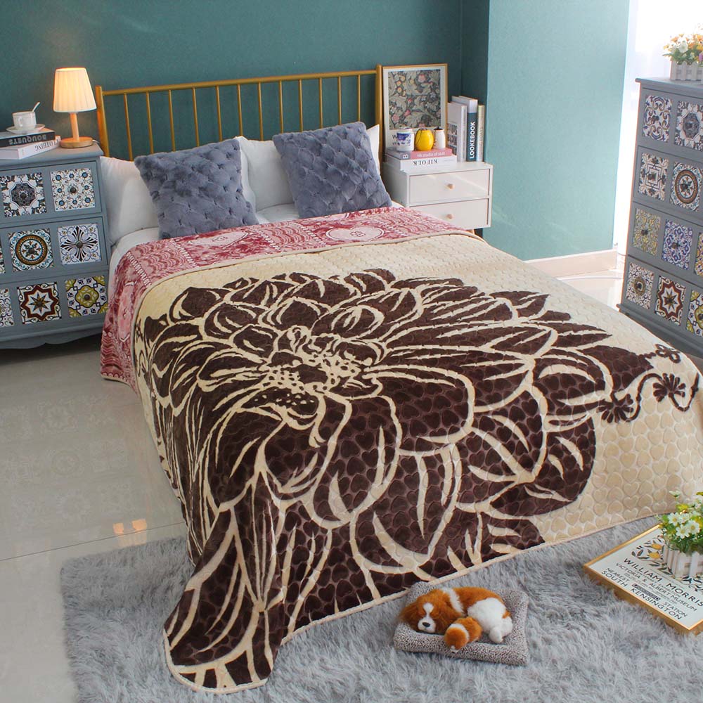 Luxury Raschel Blanket For Winter