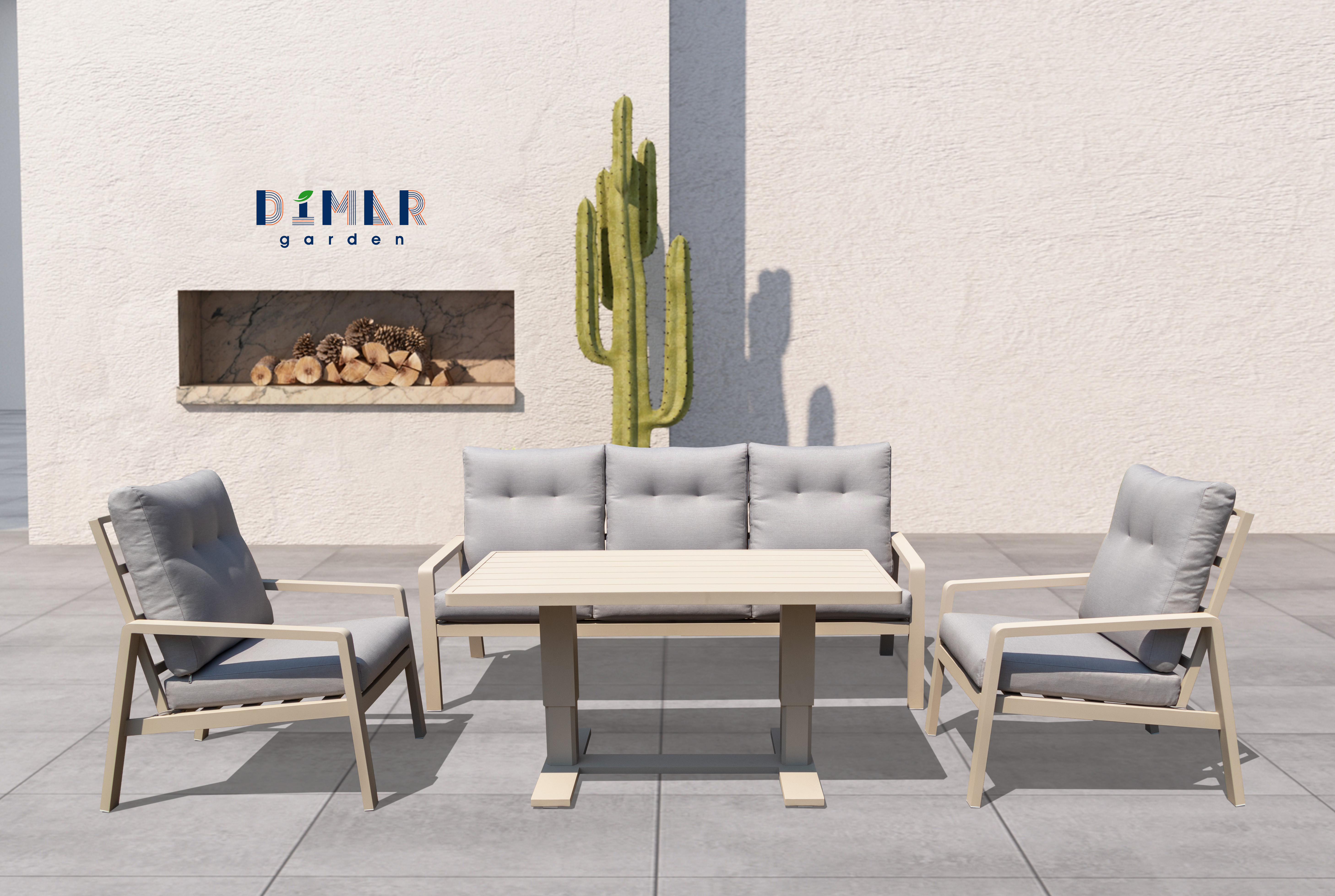 patio aluminium sofa set