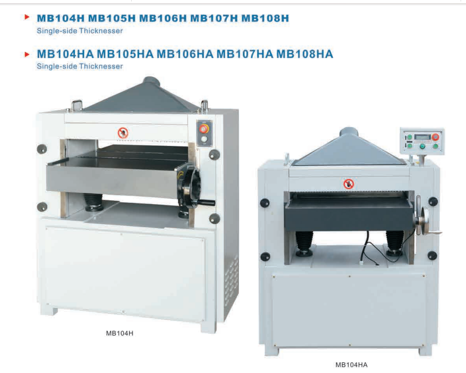woodworking machine, thicknesser