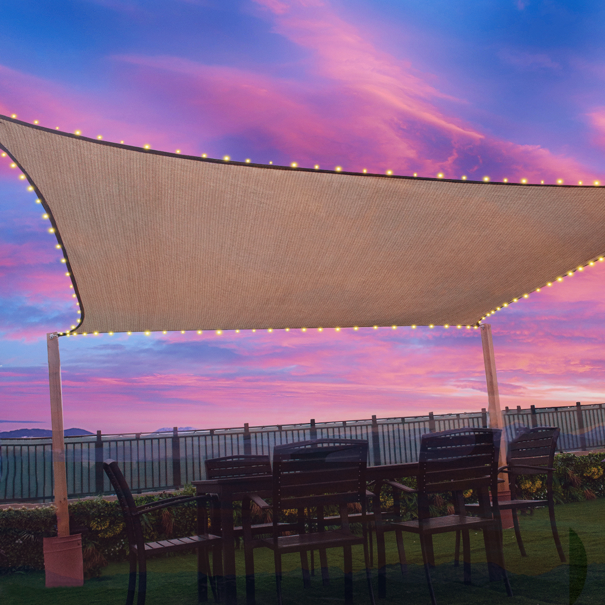 LED Shade sail
