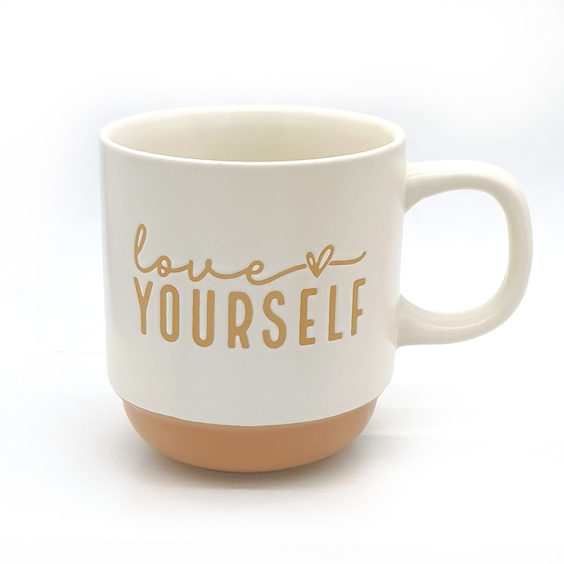 Mug custom LOGO Ceramic cup lettering printing picture water cup solid color coffee cup Hote