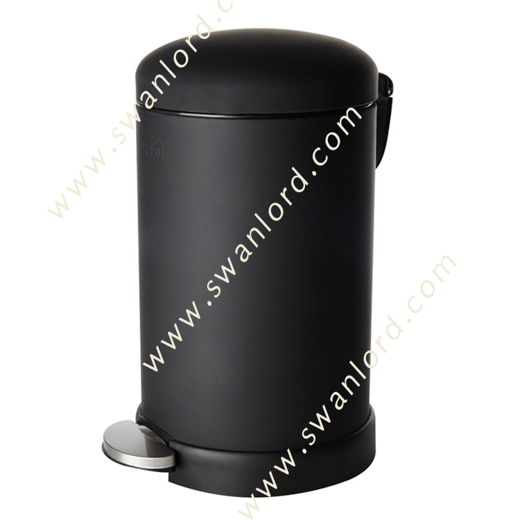 Retro Round Pedal Bin