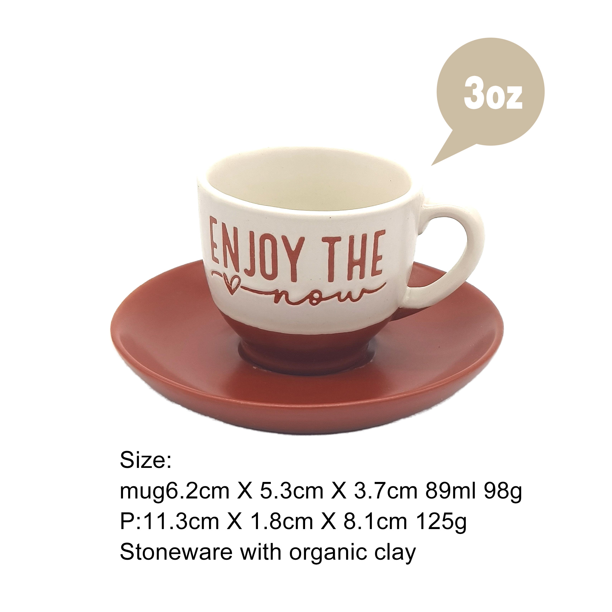 Ceramic mug saucer set Office breakfast cup Tea room coffee cup