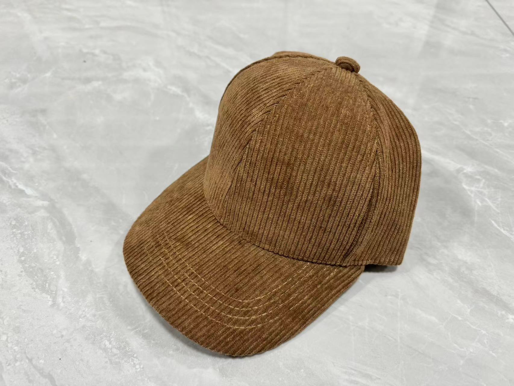 Corduroy caps