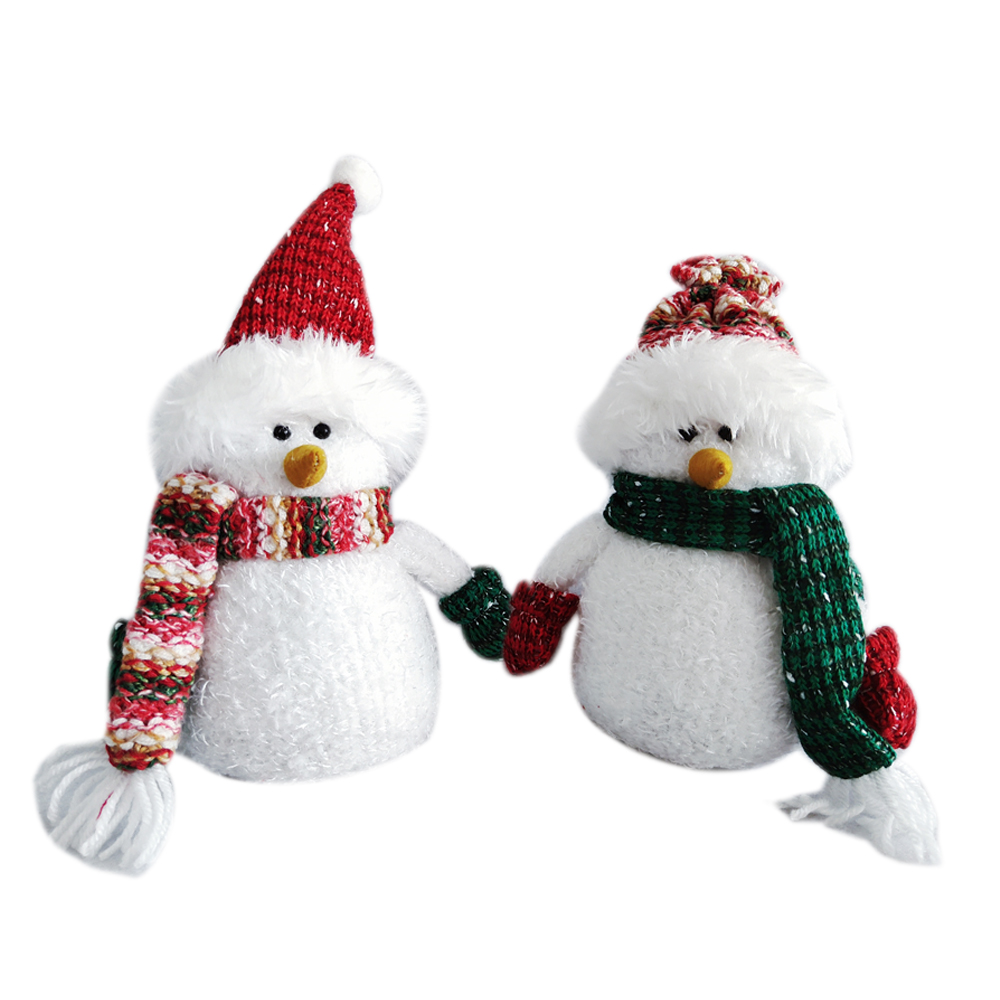 fabric christmas snowman decoration