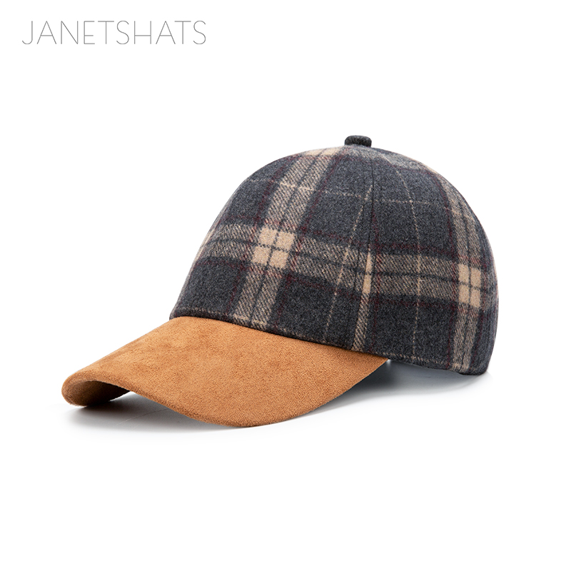women men british wool baseball cap