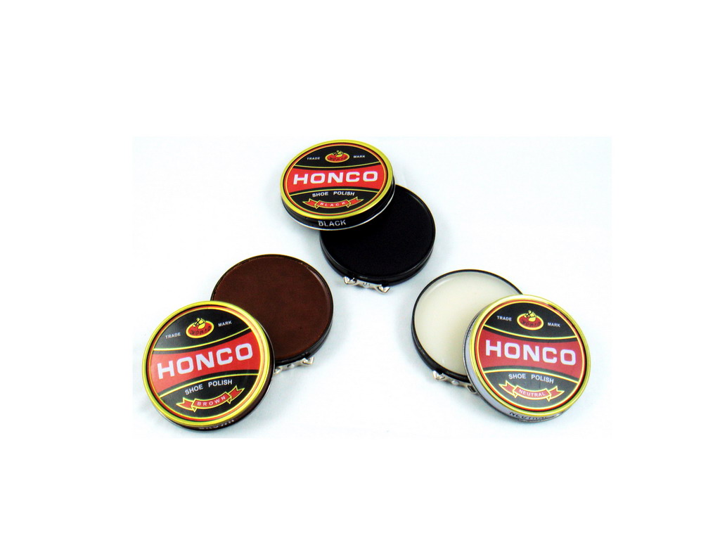 Solid shoe polish