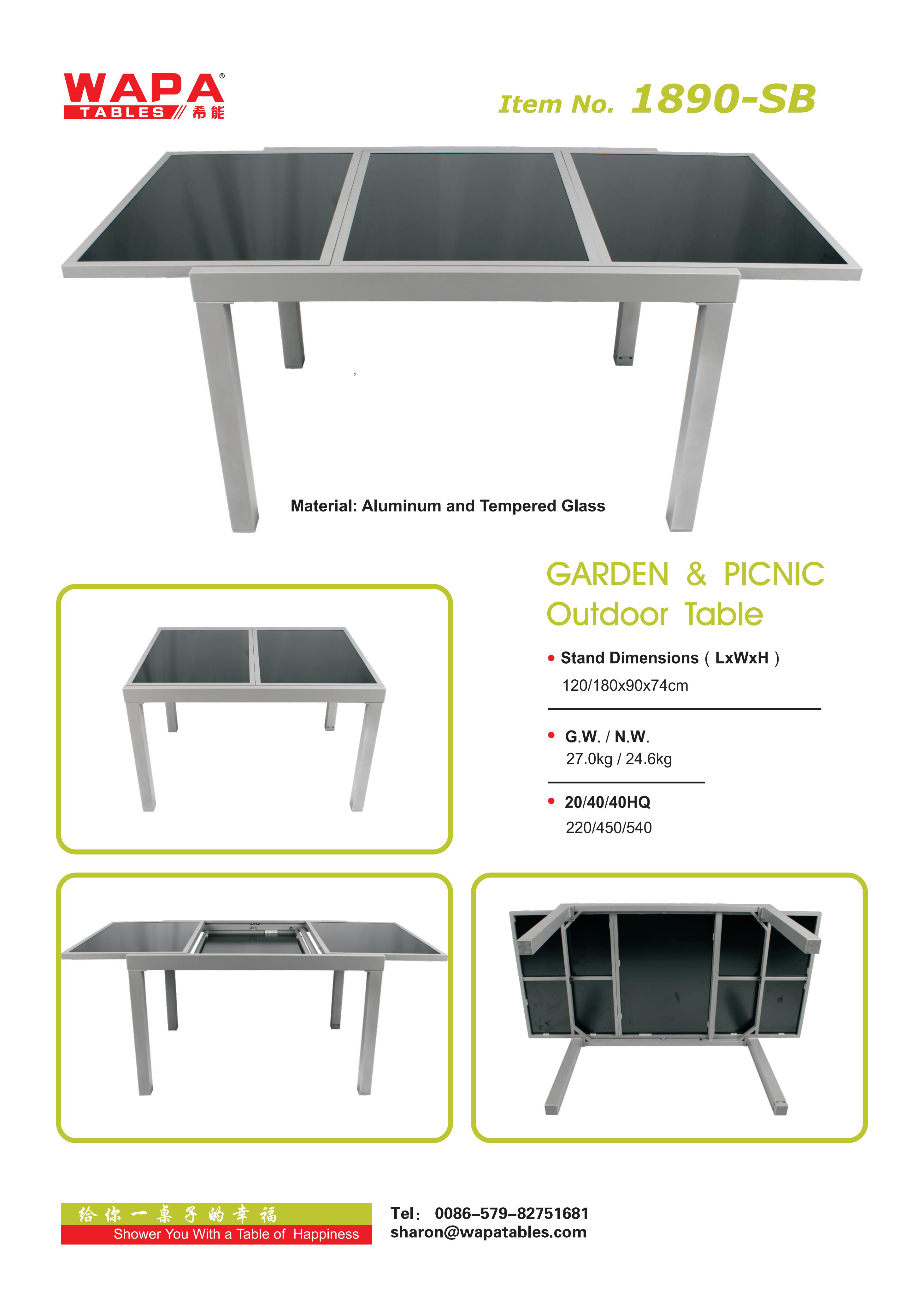 WAPA TABLES MANUFACTURING CO., LTD. – mesa de comedor 2