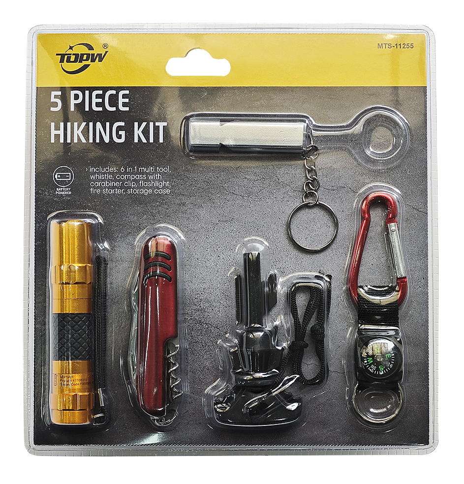 5piece Hiking Kit
