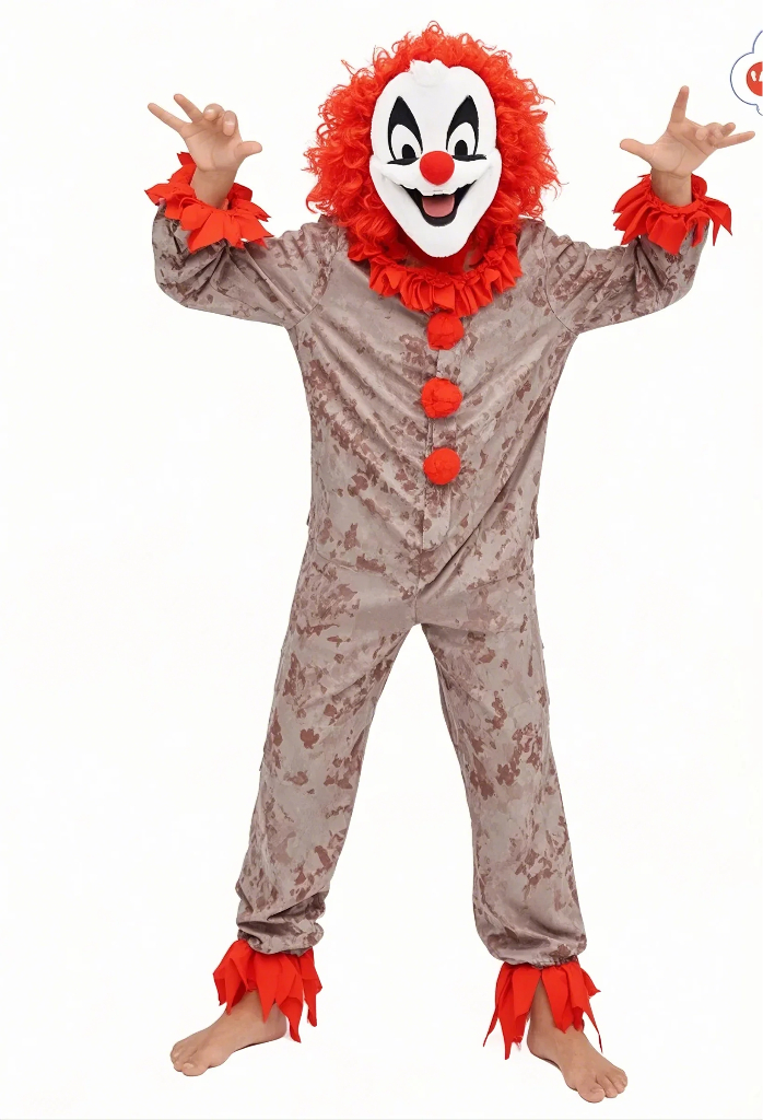Halloween Bloody Horror Clown Costume