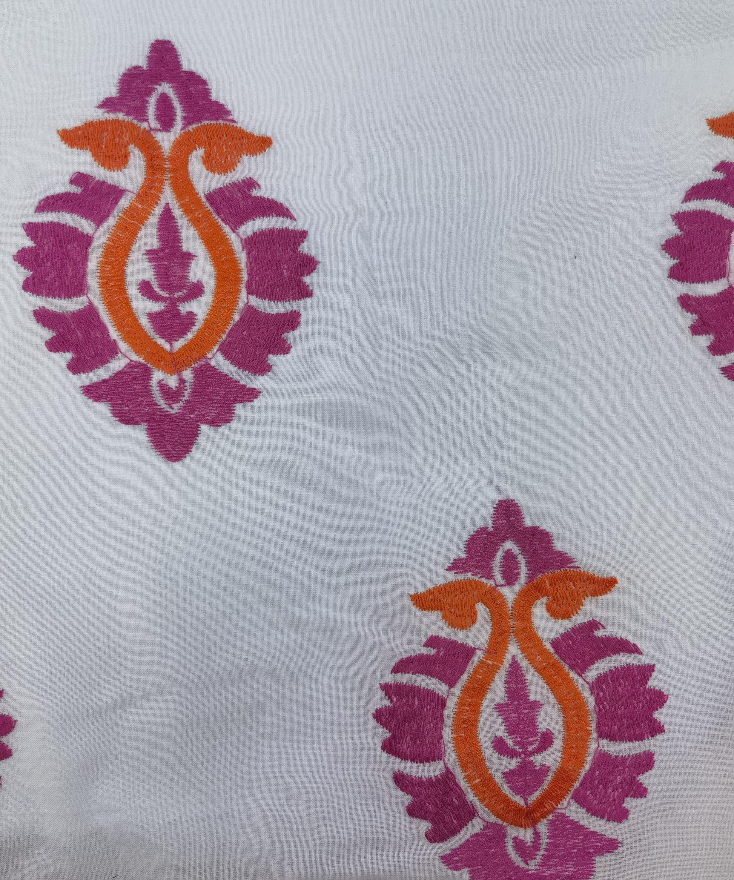 Embroidered fabric