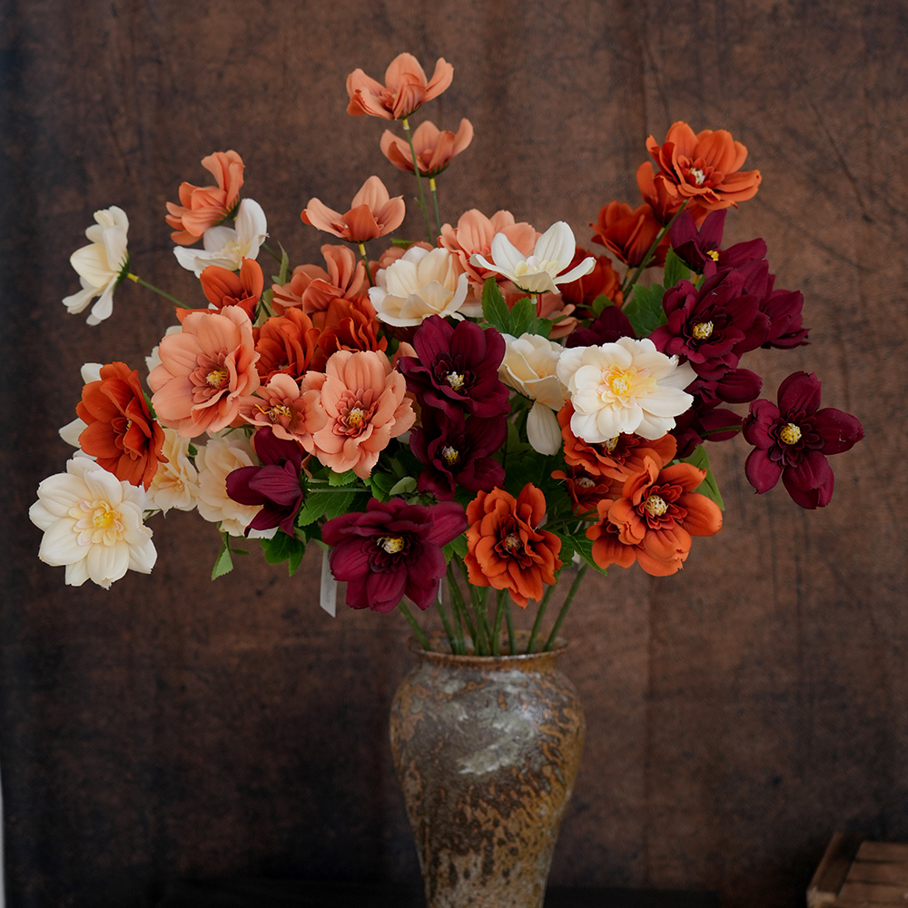 Transworld 11cm Flower-diameter Artificial Peony Silk Decorative flower For Wedding Home Decor