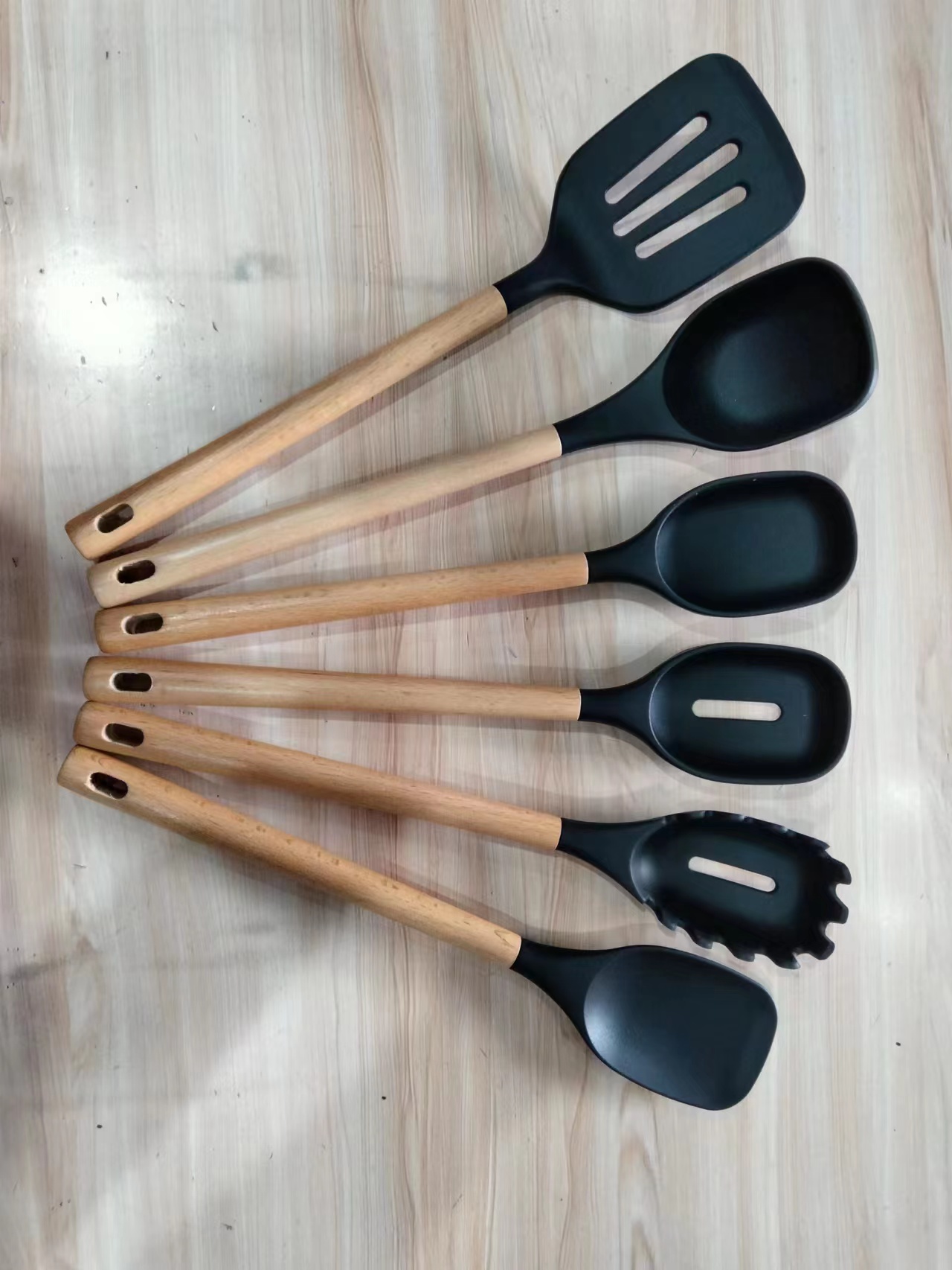 6pieces silicone kitchenware