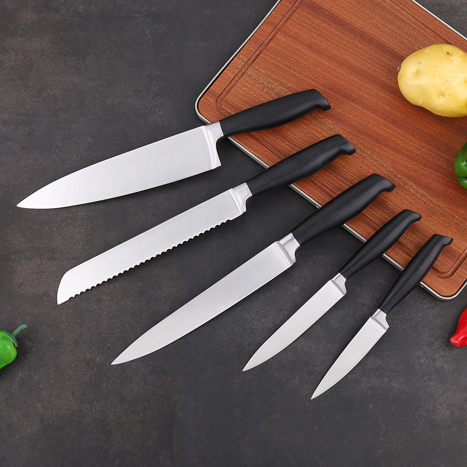 Hot Sale Stainless Steel Forged 8 Inch Kitchen Chef Knife 3cr13 Butcher Knife