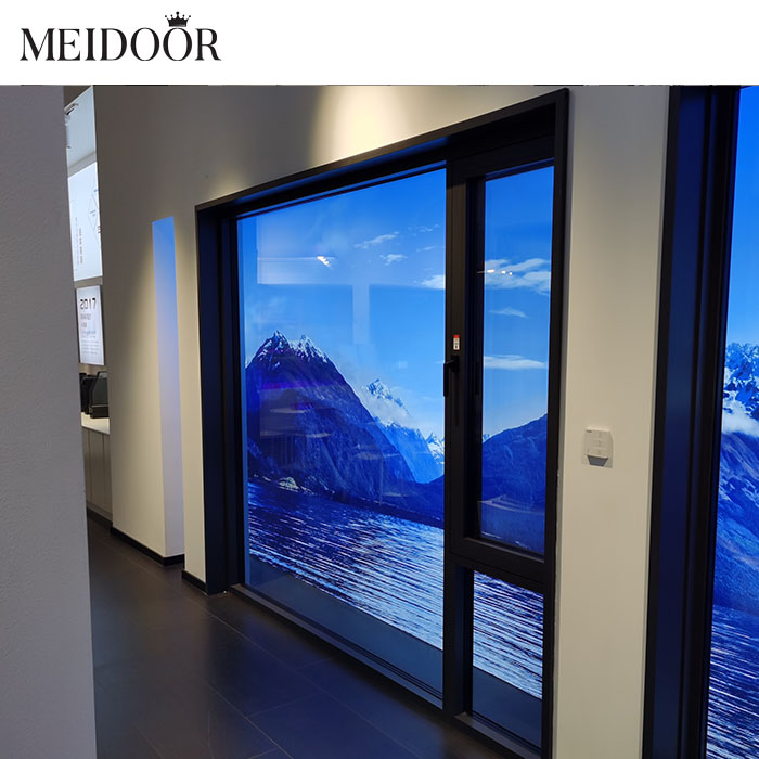 US Australia Certified Heat Insulated Aluminium Ultra-Narrow Frame Black Aluminum Casement Windows
