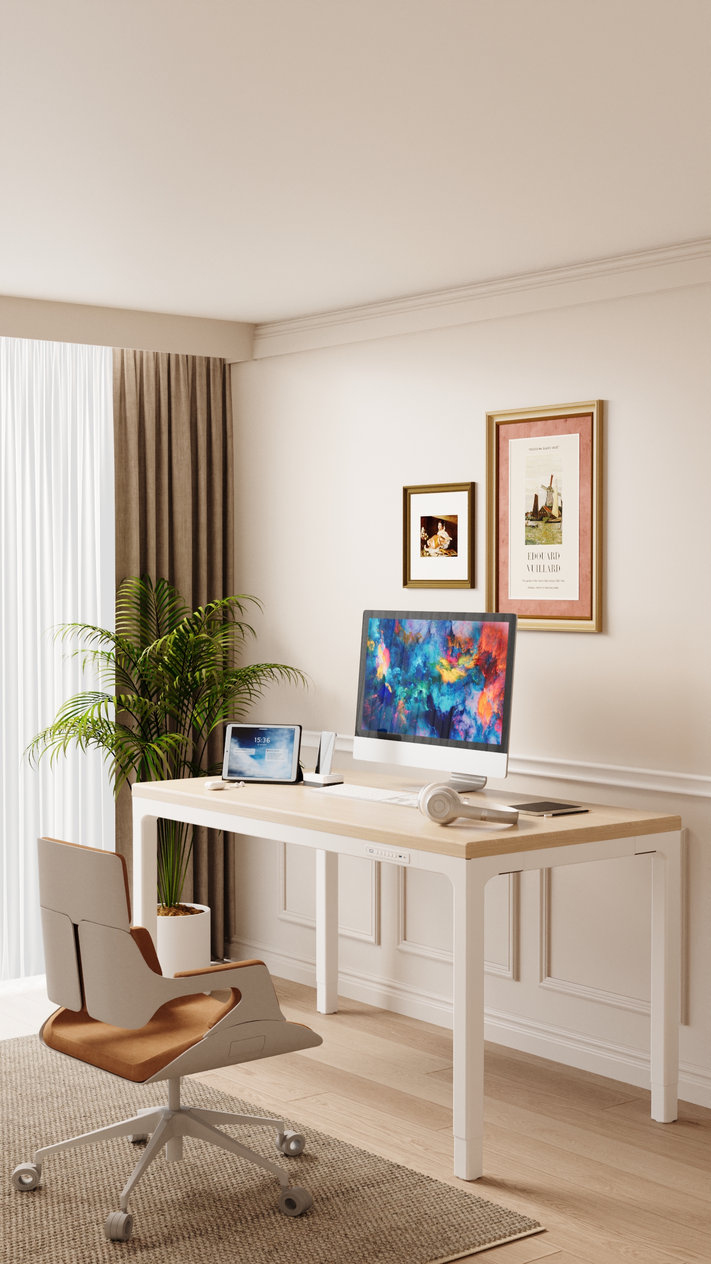 V-mounts electric height adjustable standing desks