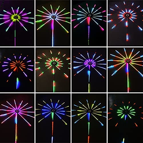 Firework LED Strip Lights Dream Color RGB Changing Music Sound Sync Bluetooth Firework Lights