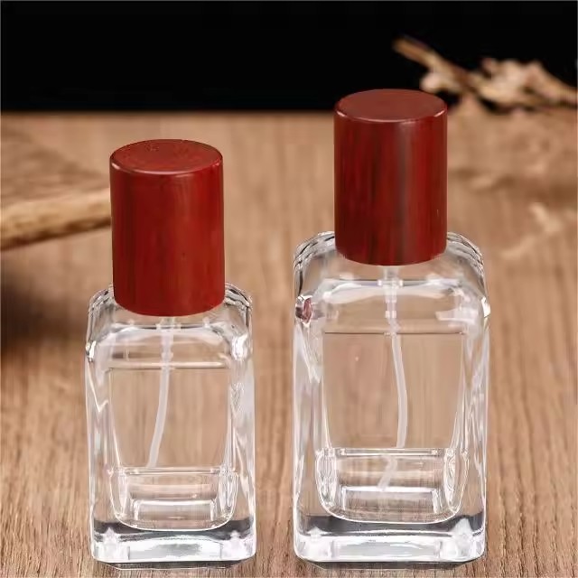 Glass perfume bottle
