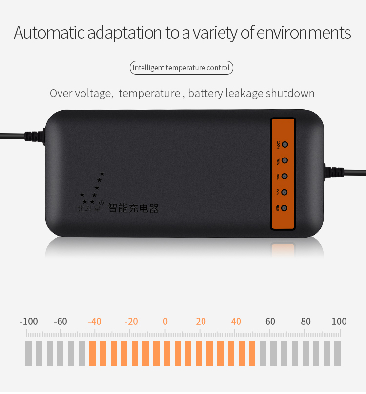 Five lamps ebike charger
