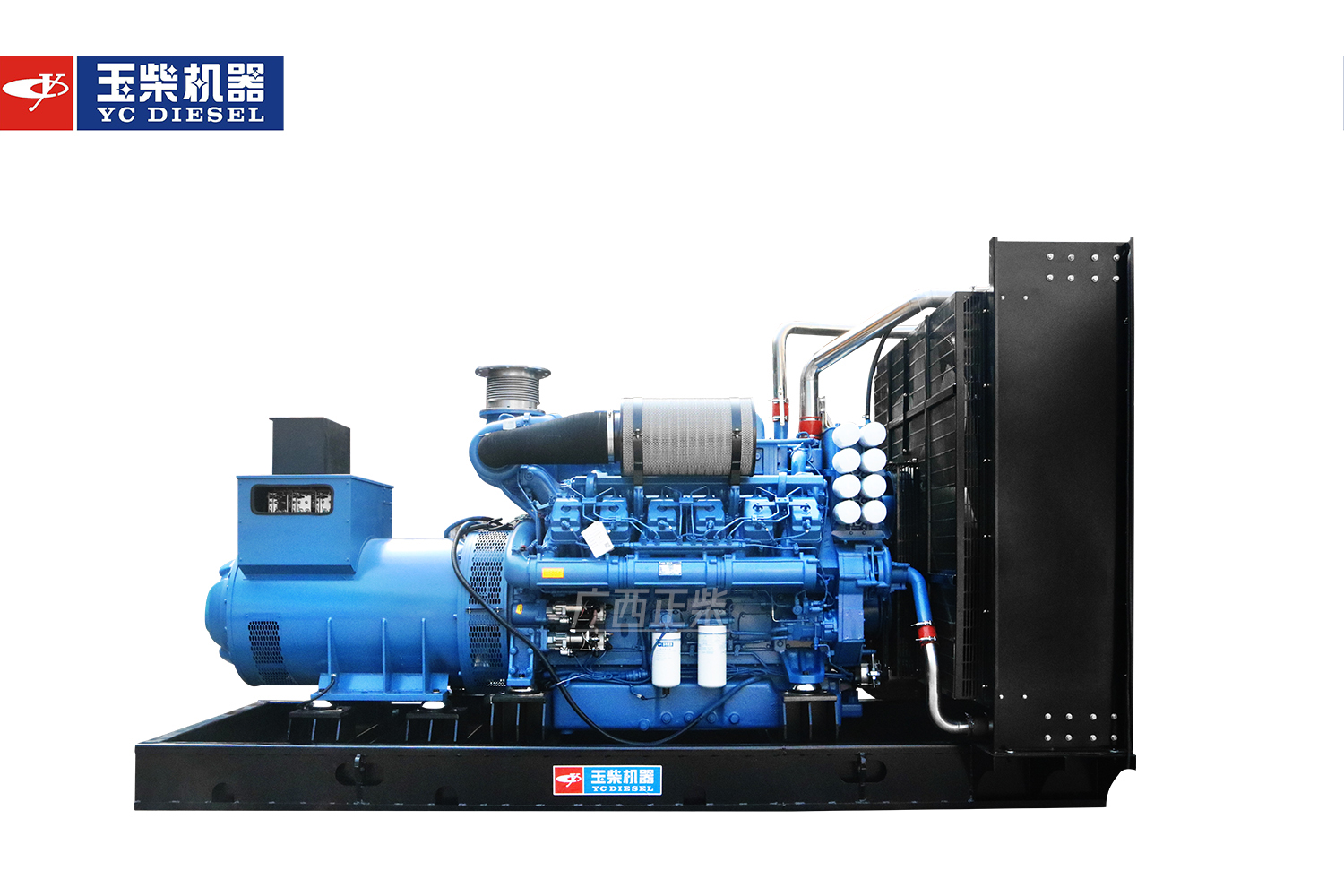Yuchai diesel generator set open type 1000KW factory direct sales