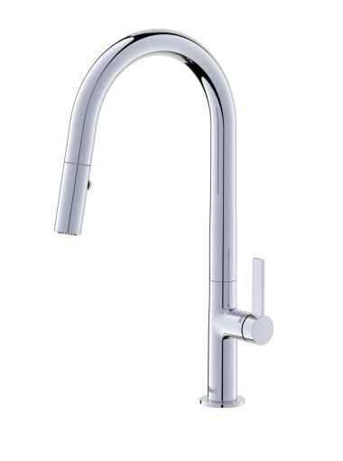 Stainless steel kitchen taps