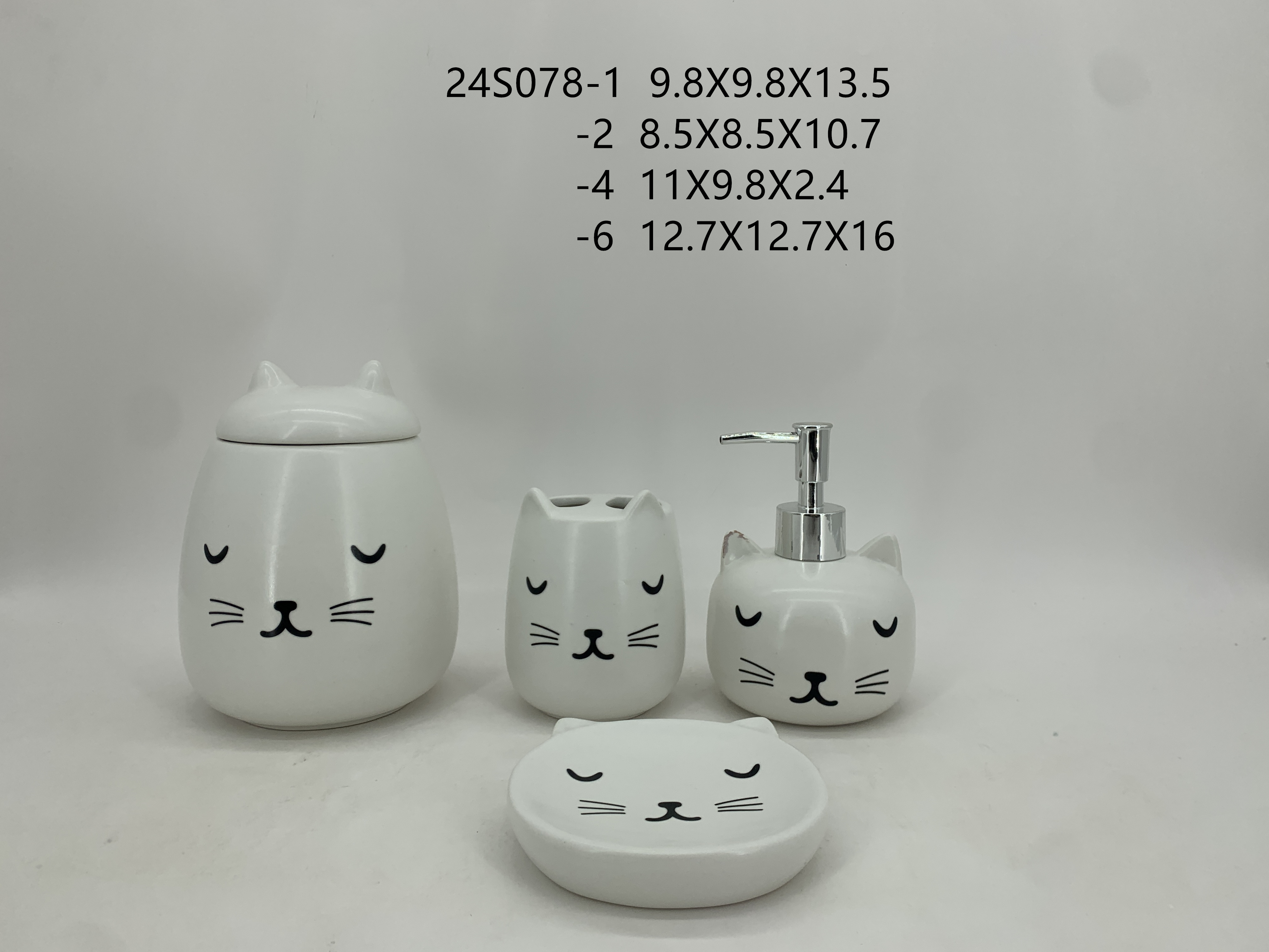 ceramic bathroom accessories set