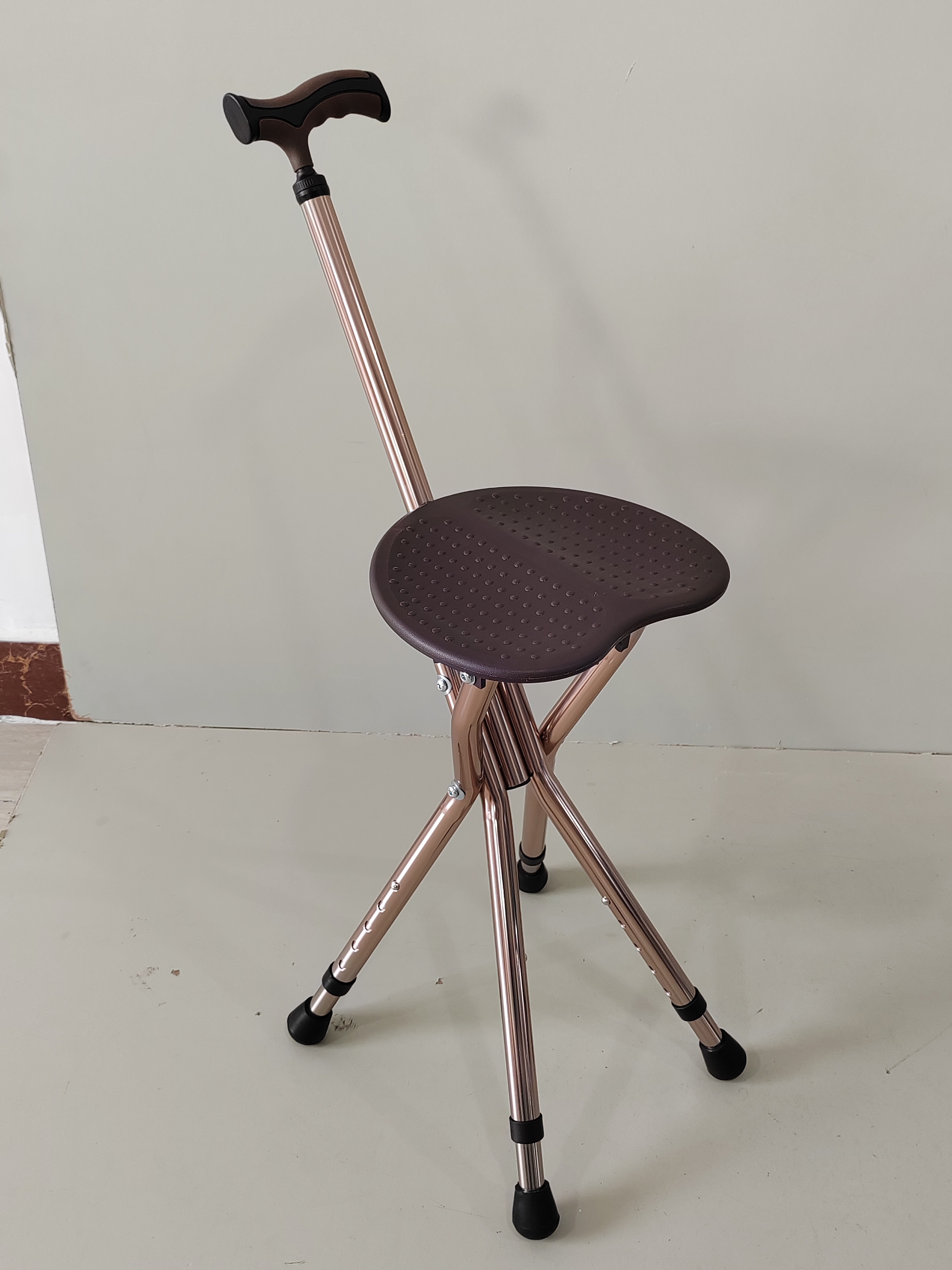 Stick with seat