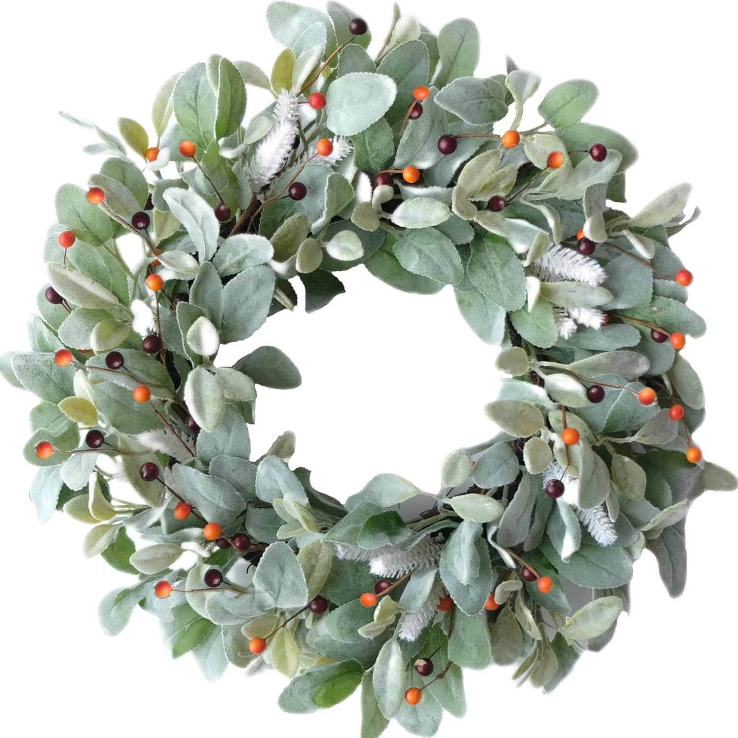 Lamb Ear Leaves Wreath