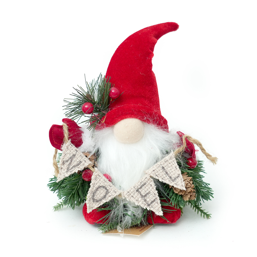 Transworld Christmas Faceless Gnome Cute Mini Santa Gnome For Christmas Decorations