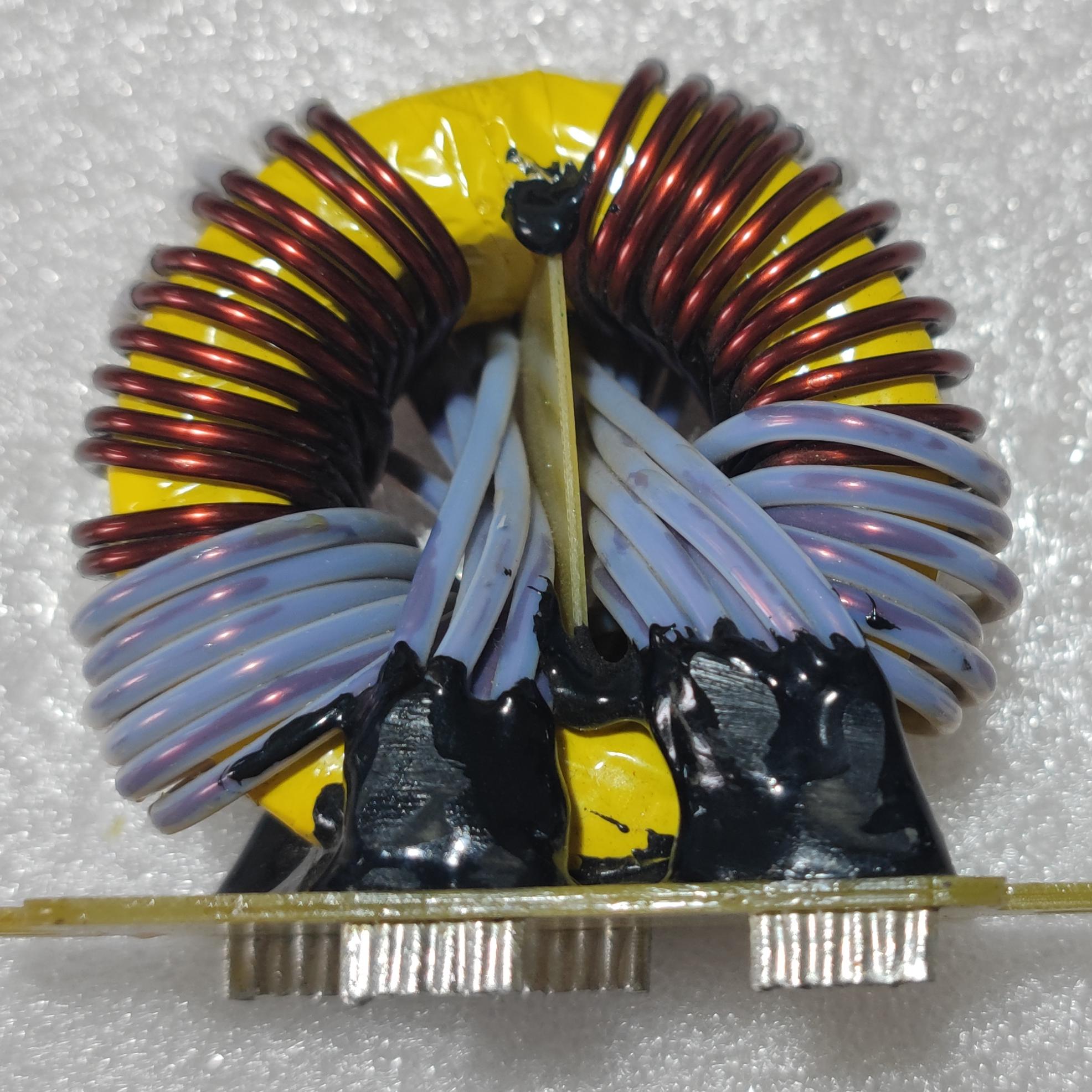 Magnetic ring inductance