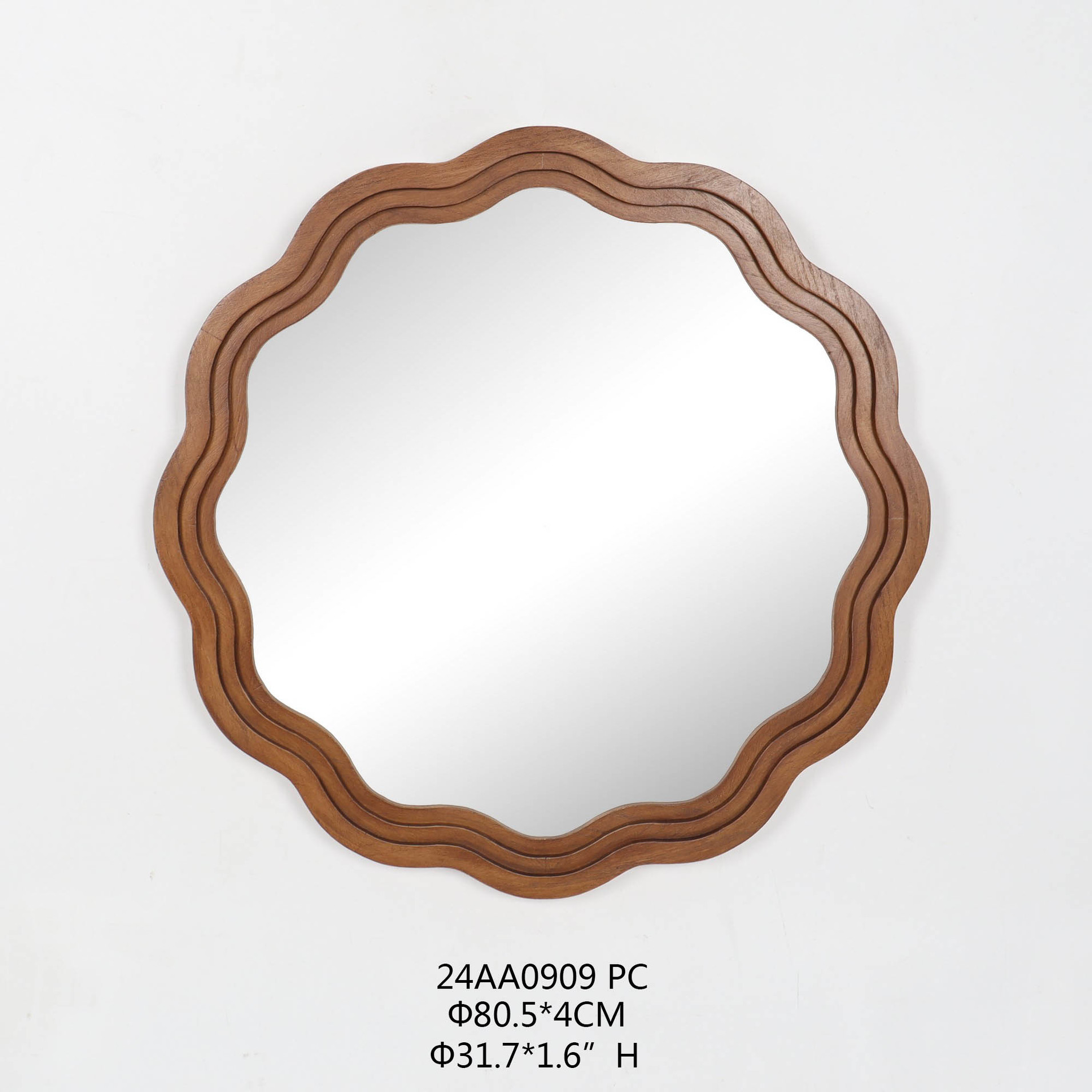 Wooden Wall Mirror