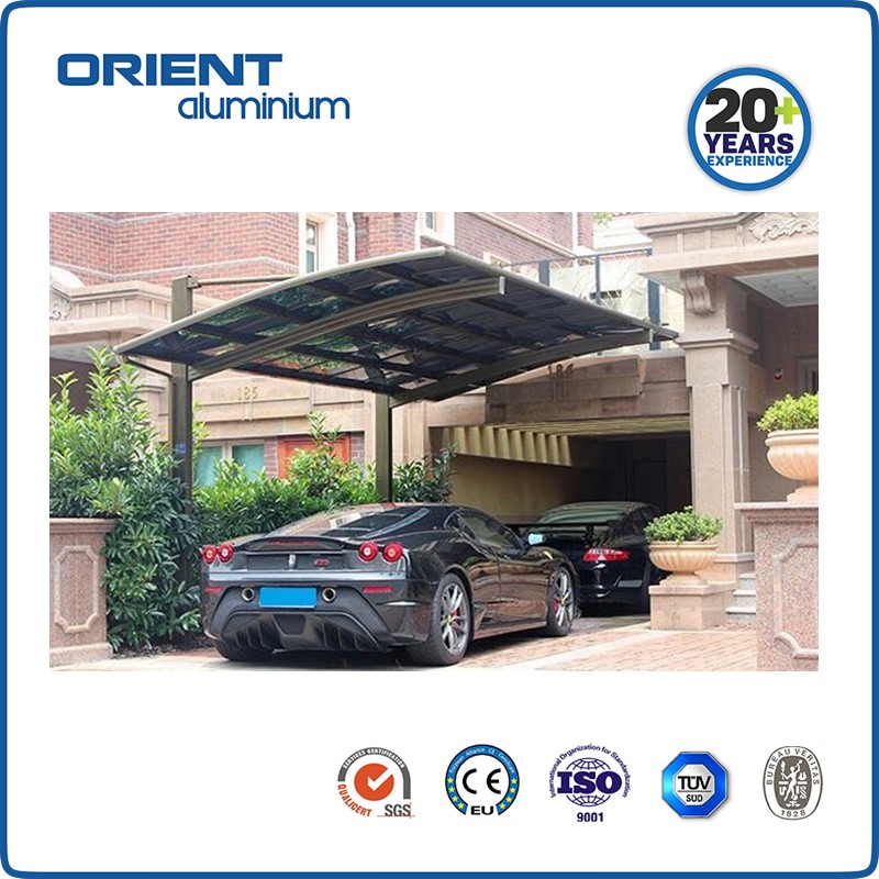 China Cheaper Custom Polycarboante Aluminium Carport/Waterproof and Sunproof Carport for Car Parking